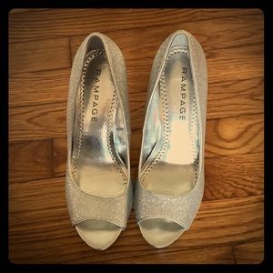 Rampage glitter heels